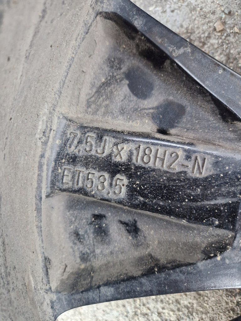 1x Alufelge 18 Zoll 7.5" 5x112 53,5ET A2434010100 Mercedes-Benz Eqa Eqb