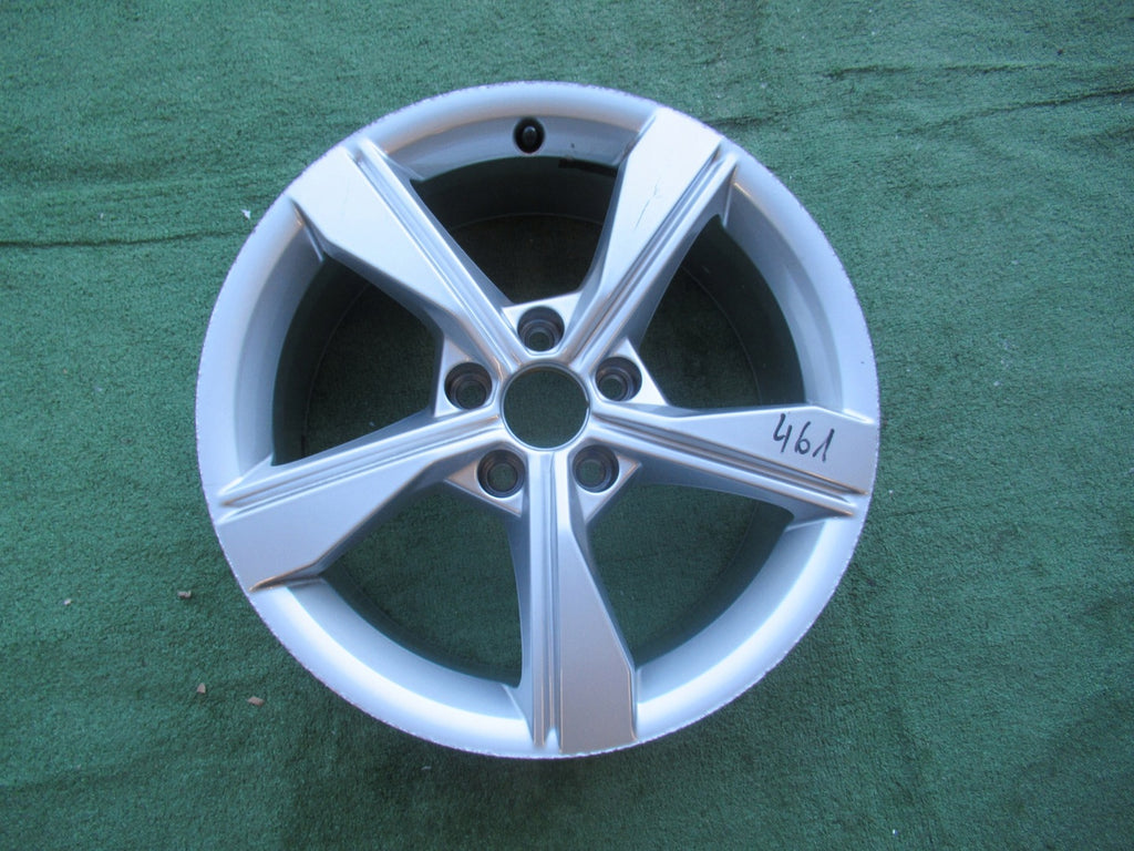 1x Alufelge 17 Zoll 7.5" 5x112 38ET Glanz Silber 8W0601025 Audi C7 A4 B9