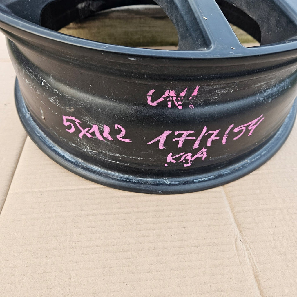 1x Alufelge 17 Zoll 7.0" 5x112 54ET Schwarz X10-70754W64-5 Rim Wheel FEL6011091914tm
