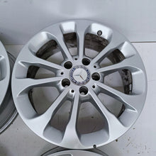 Load image into Gallery viewer, 4x Alufelge 17 Zoll 6.5" 5x112 38ET Glanz Silber A1564011700 Mercedes-Benz Gla FEL1634010002wr