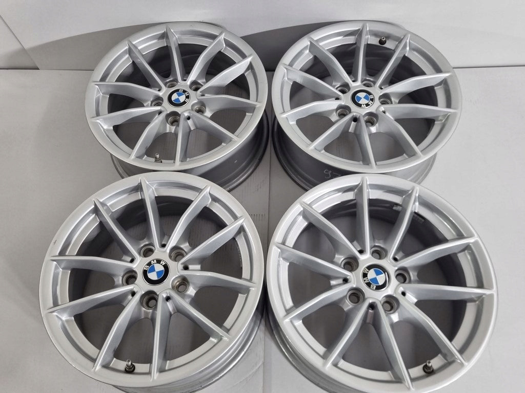 4x Alufelge 16 Zoll 6.5" 5x112 22ET Glanz Silber 6876921 BMW Rim Wheel FEL4423989707jh