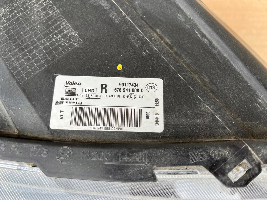 Frontscheinwerfer Seat Ateca 576941008D Full LED Rechts Scheinwerfer Headlight