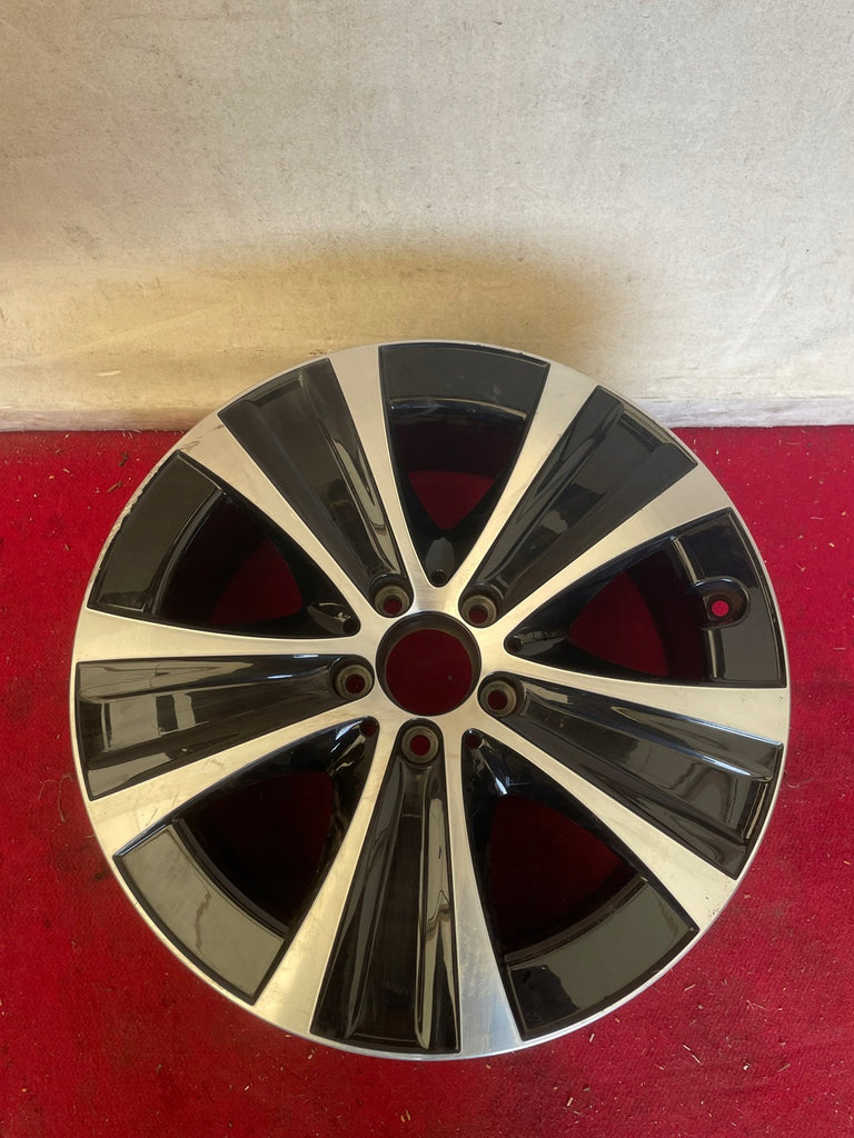 1x Alufelge 18 Zoll 8.0" 5x112 43ET Schwarz A2134013700 Mercedes-Benz Rim Wheel