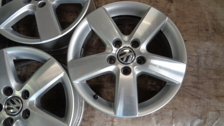 4x Alufelge 16 Zoll 6.5" 5x112 50ET 1K0601025CB Seat I Passat Touran Caddy FEL6881834740hp