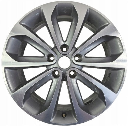 1x Alufelge 18 Zoll 6.5" 5x114.3 40ET JD18AMB73 Nissan X-Trail I Qashqai J10