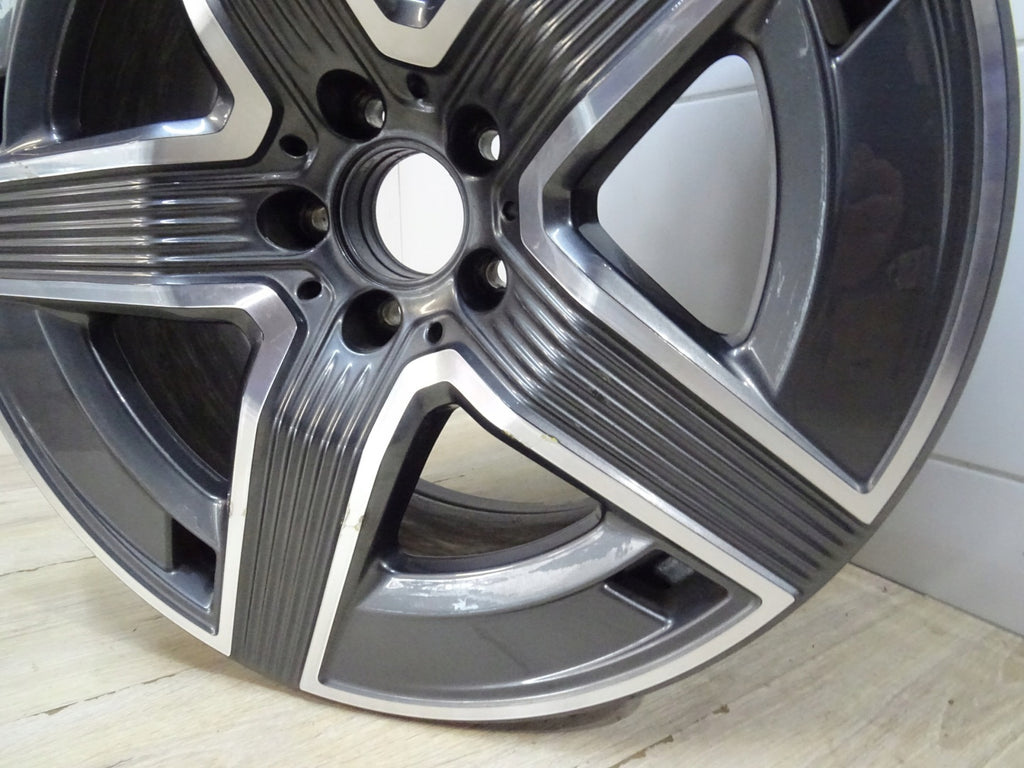 1x Alufelge 19 Zoll 9.0" 5x112 30ET Glanz Schwarz A2544010500 Mercedes-Benz Glc FEL4134853549xx
