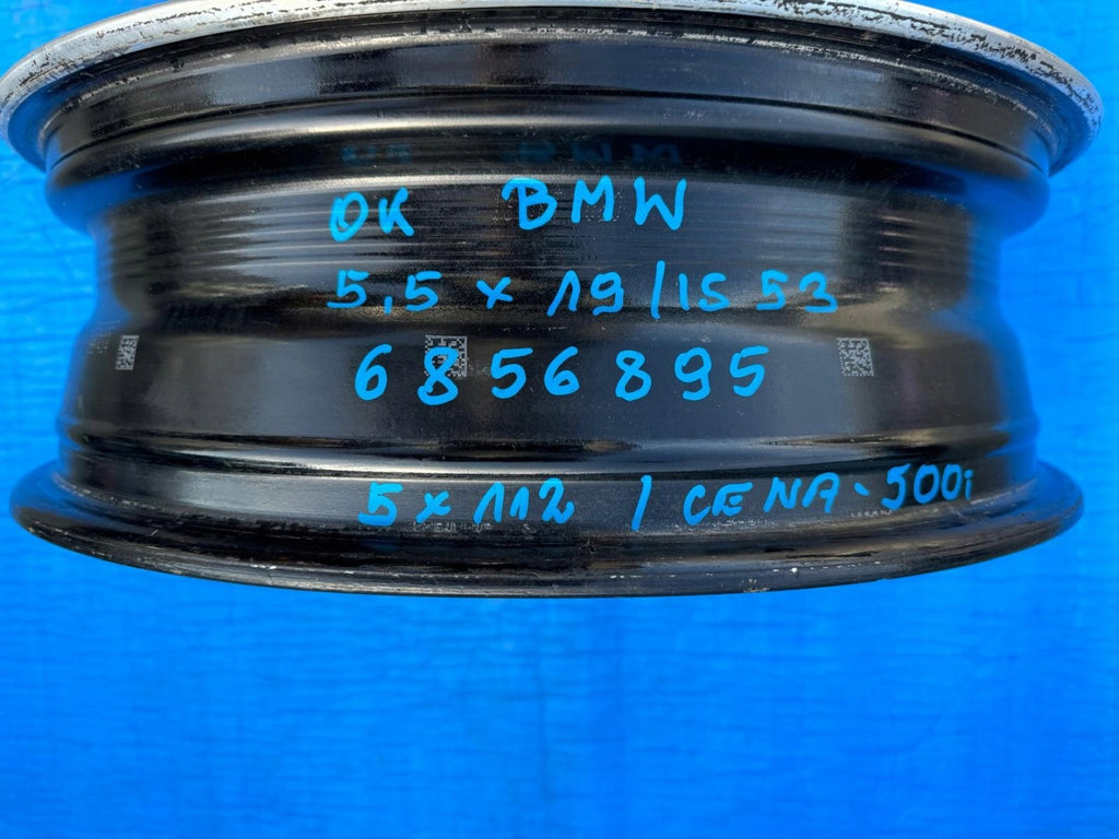 1x Alufelge 19 Zoll 5.5" 5x112 53ET Glanz 6856895 BMW Rim Wheel FEL3605621486pa