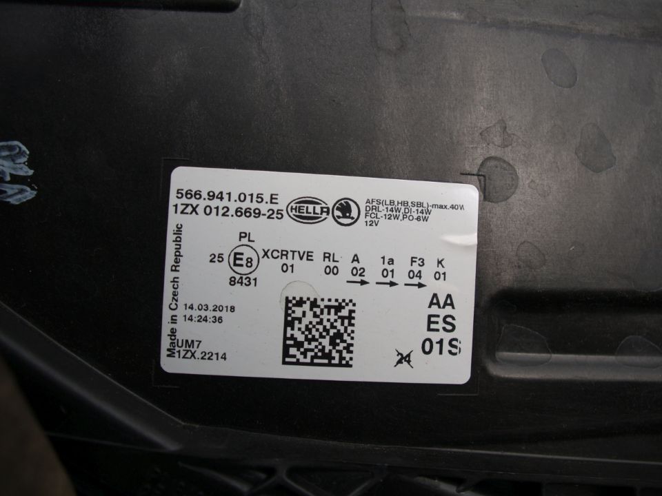 Frontscheinwerfer Skoda Kodiaq 566941015E Full LED FALSE Scheinwerfer Headlight SCH9250042512ft