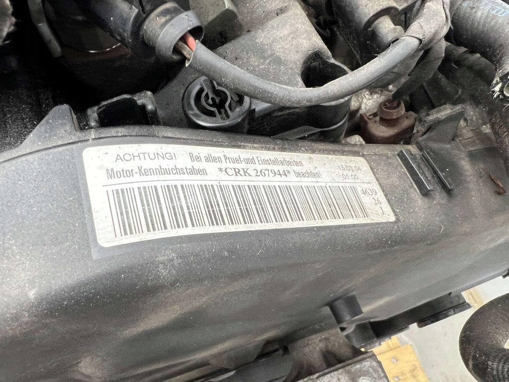 Motor Audi A3 CRKB 1.6 TDI 110PS 81kW 2015 Diesel Engine Komplett