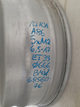Load image into Gallery viewer, 1x Alufelge 17 Zoll 6.5" 5x112 39ET Glanz Silber 6856076 BMW Rim Wheel FEL9859927174rl