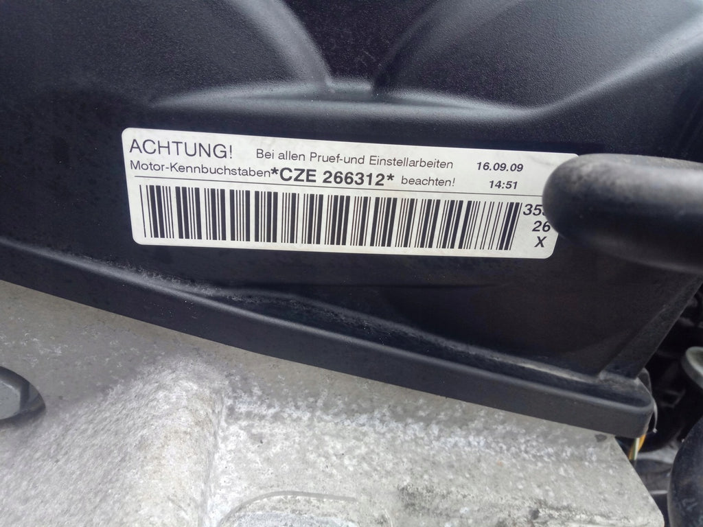 Motor Audi Seat Skoda VW CZE 1.4 TFSI 150PS 110kW 2009 Benzin Engine Komplett