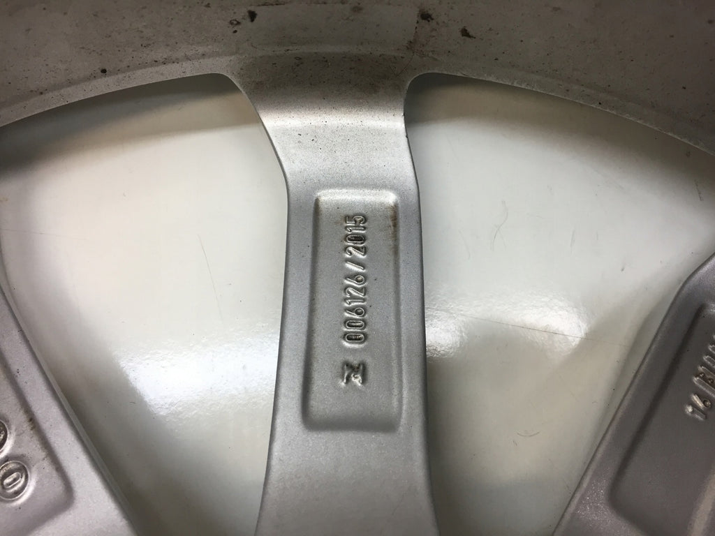 4x Alufelge 18 Zoll 8.0" 5x112 40ET Glanz Silber 8W0601025 Audi A4 B9 Rim Wheel