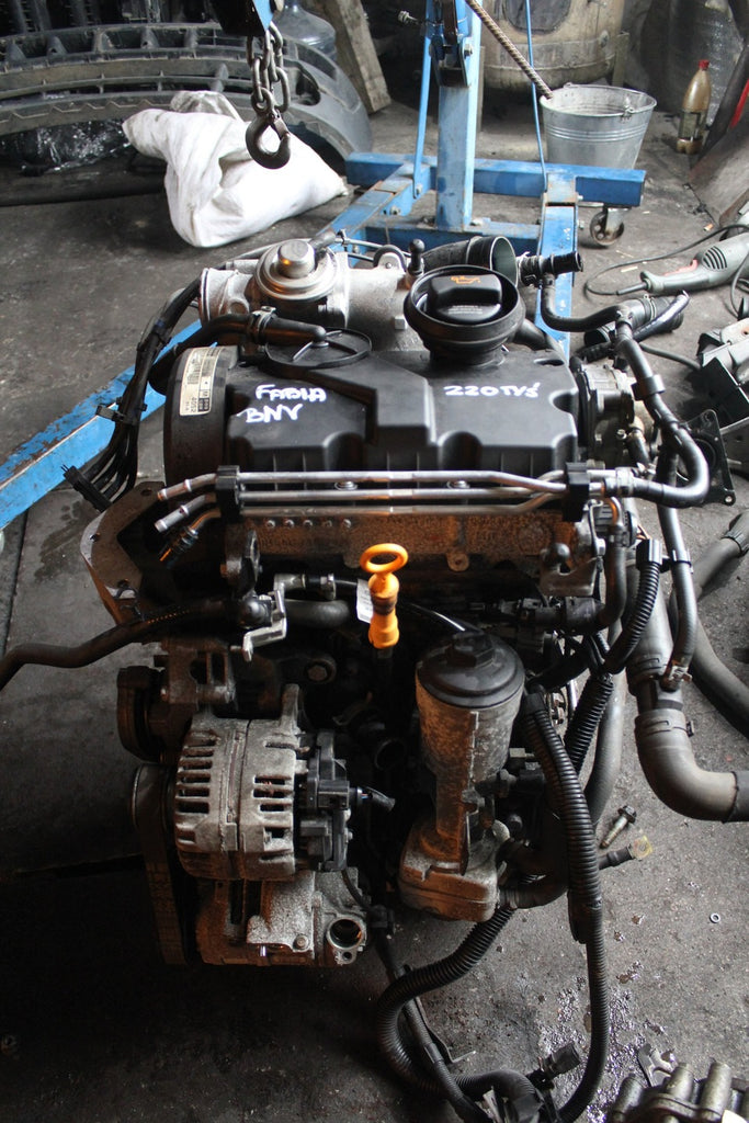 Motor VW Polo BNV 1.4 TDI 80PS 59kW 2009 Diesel Engine Komplett
