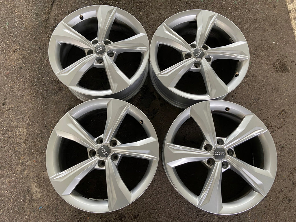 4x Alufelge 19 Zoll 7.0" 5x112 34ET Glanz Silber 80A601025K Audi Rim Wheel FEL5922981608px