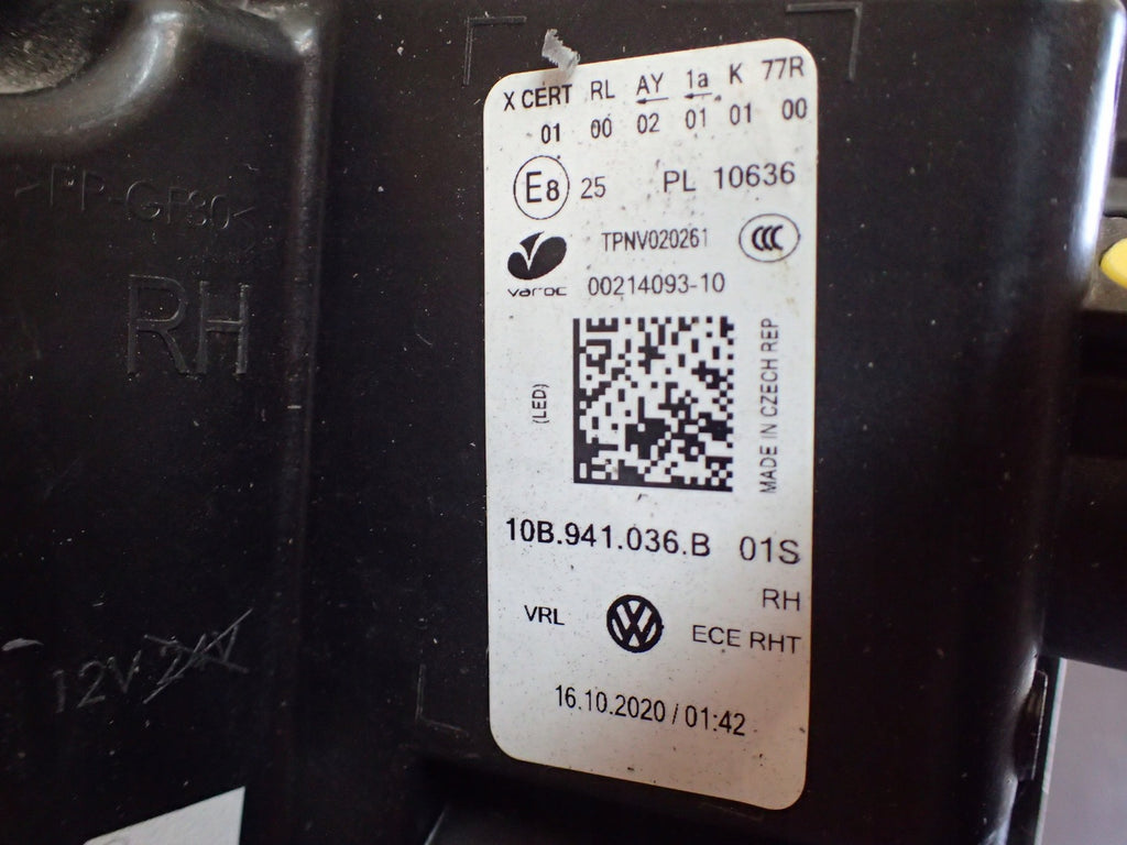 Frontscheinwerfer VW Id.3 10B941036B LED Rechts Scheinwerfer Headlight SCH1281946344ds