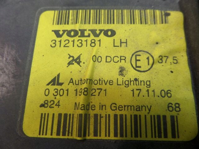 Frontscheinwerfer Volvo V50 31213181 Xenon Links Scheinwerfer Headlight SCH5906045099va