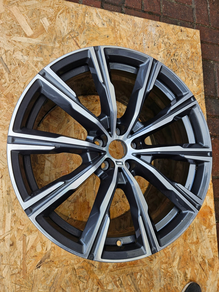 1x Alufelge 20 Zoll 10.5" 5x112 40ET Glanz 8071997 BMW X5 G05 G06 Rim Wheel FEL2992758286nx