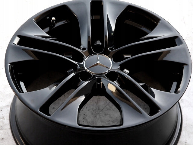 1x Alufelge 17 Zoll 7.5" 5x112 47ET Glanz Silber A2044017502 Mercedes-Benz W204