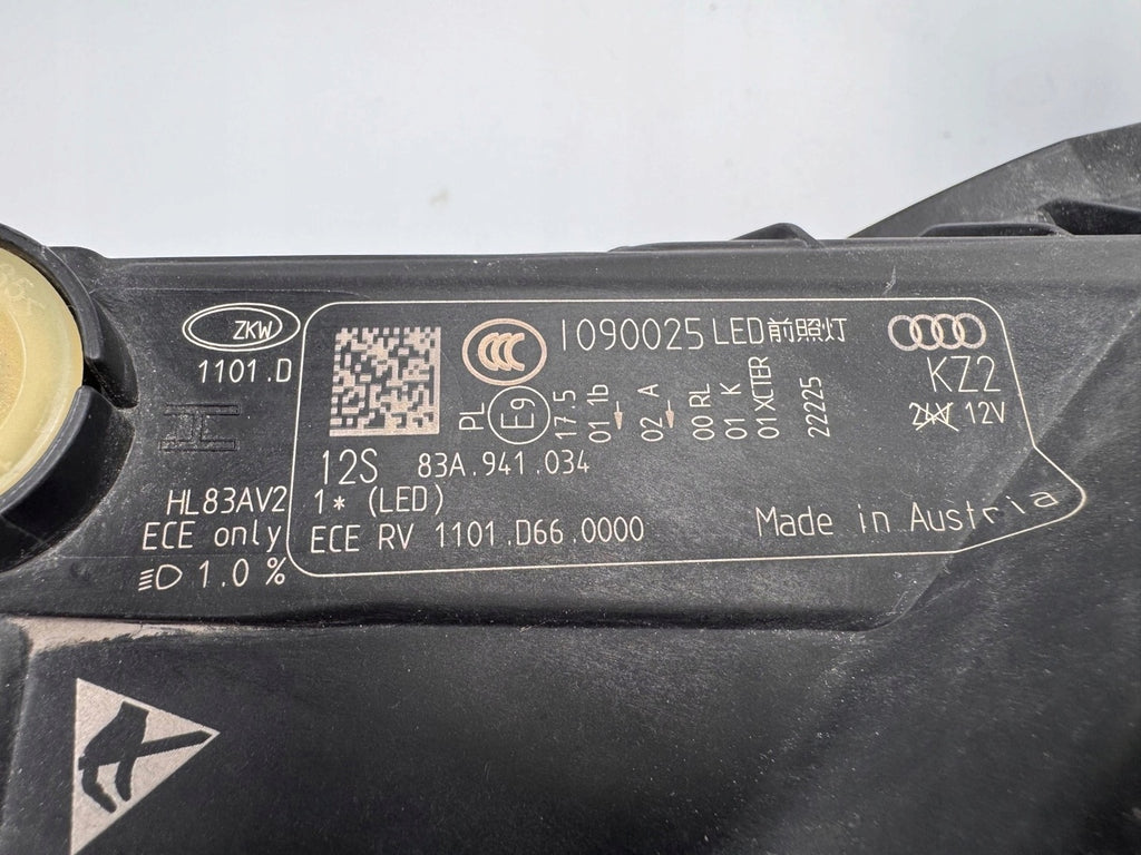 Frontscheinwerfer Audi Q3 83A941034 LED Rechts Scheinwerfer Headlight SCH8087621921oy