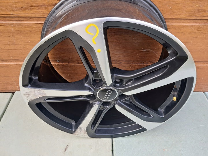 1x Alufelge 19 Zoll 9.0" 5x112 52ET Glanz Schwarz 8S0601025T Audi Tt Rim Wheel FEL9722340108fl