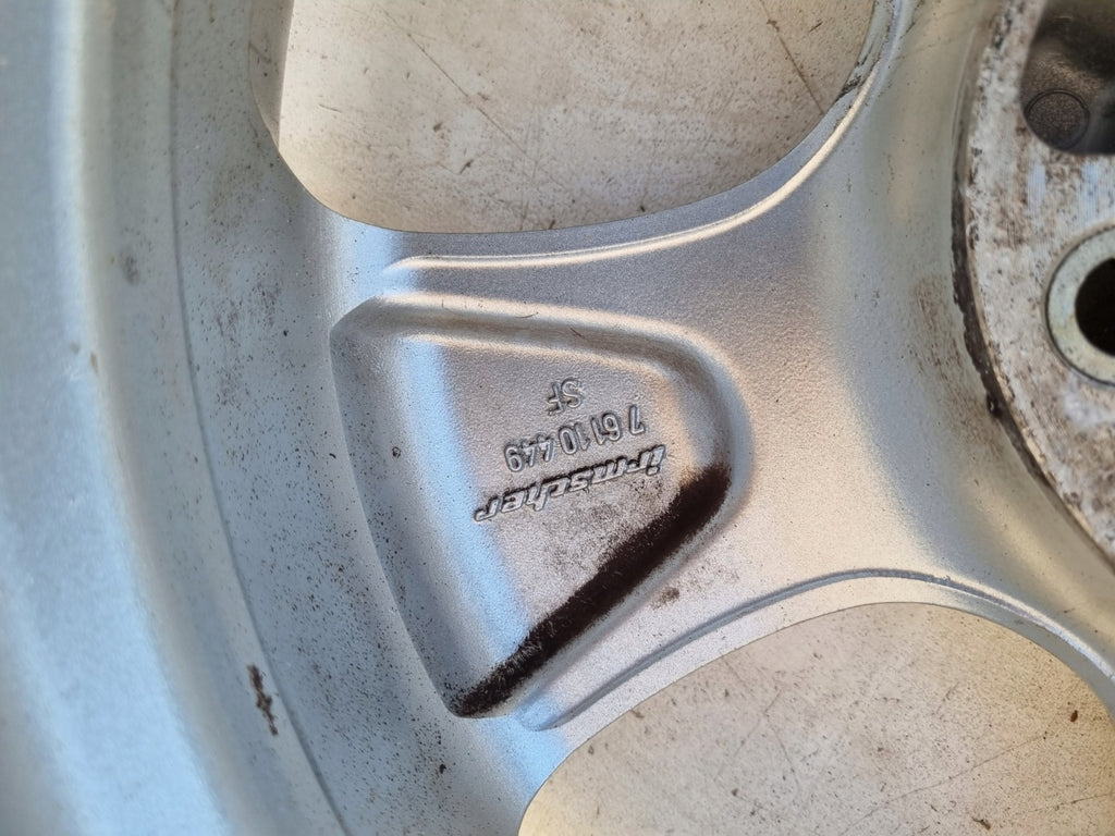 4x Alufelge 16 Zoll 6.0" 5x112 49ET Silber 76110449 VW Caddy V Golf VII Touran FEL2627104544pm