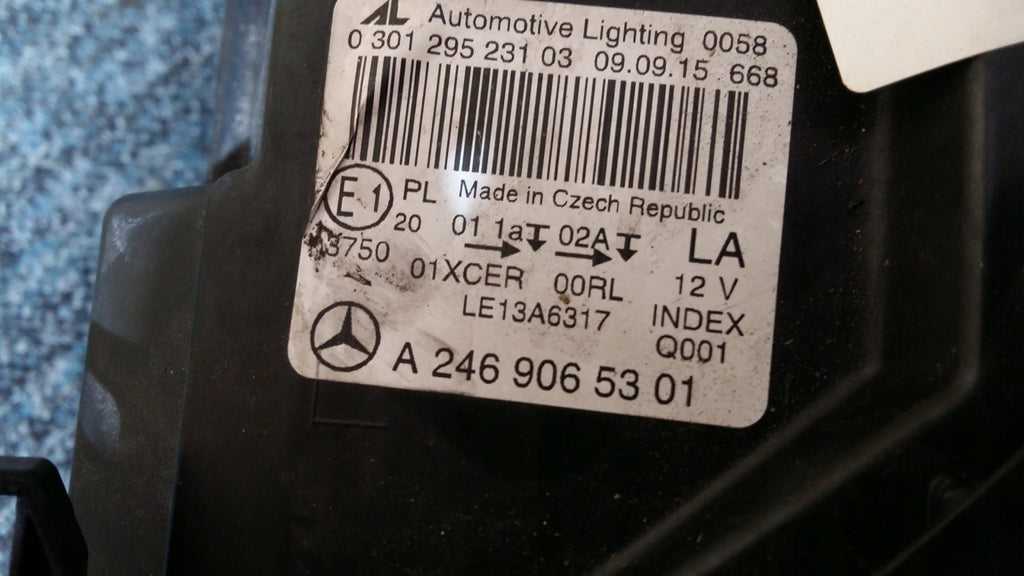 Frontscheinwerfer Mercedes-Benz W246 A2469065301KOD 85122000 LED Links Headlight SCH3116308230ew