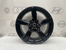 Laden Sie das Bild in den Galerie-Viewer, 4x Alufelge 17 Zoll 7.5" 5x100 Glanz Schwarz 82A601025P Audi Rim Wheel FEL4730840552av