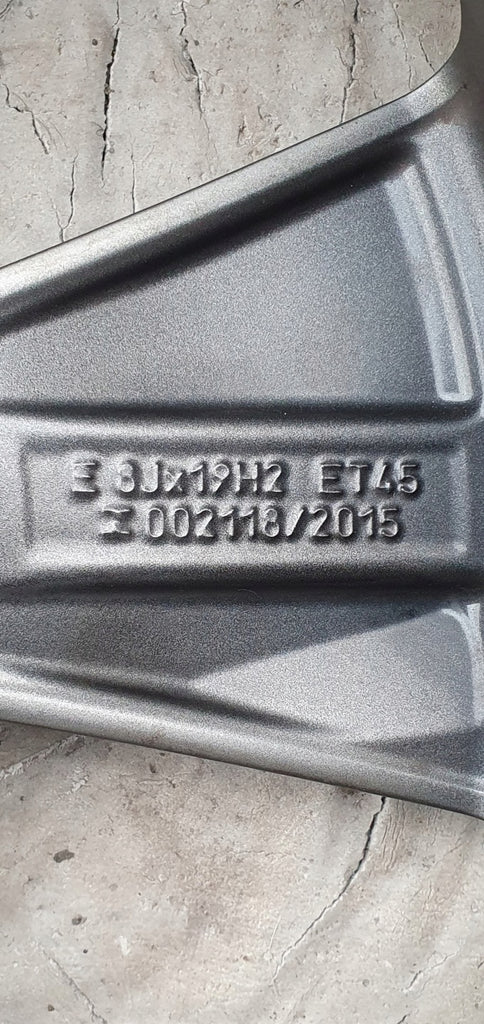 1x Alufelge 19 Zoll 8.0" 5x112 45ET Matt Silber 81A601025AN Audi Rim Wheel FEL5411370420au