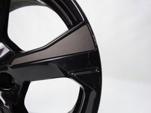 Load image into Gallery viewer, 1x Alufelge 17 Zoll 6.5&quot; 4x100 50ET Glanz Schwarz 40300-5FA5A Nissan Micra