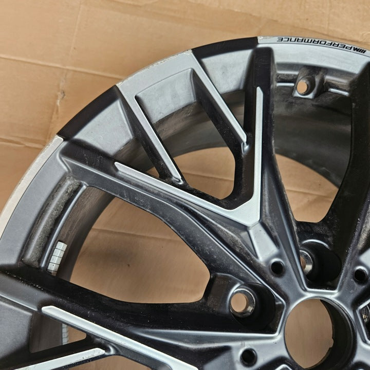 1x Alufelge 19 Zoll 8.0" 5x112 53ET Glanz Silber 5A45273 BMW 1 Rim Wheel FEL6402038464le