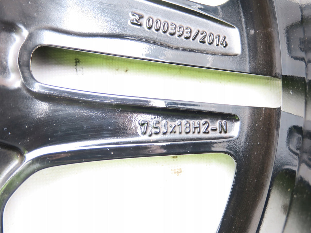 1x Alufelge 18 Zoll 7.5" 5x112 49ET Glanz Schwarz A1774011500 Mercedes-Benz W177 FEL5875063897hf