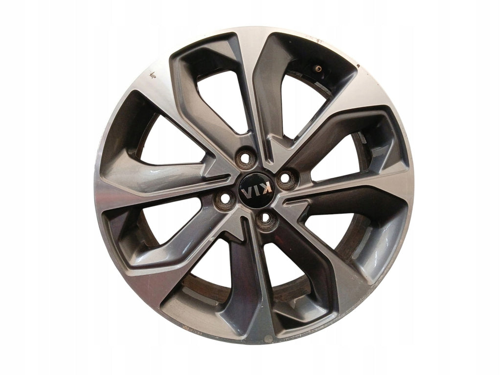 1x Alufelge 17 Zoll 6.5" 4x100 49ET Glanz Silber 52910-H8500 Kia Stonic FEL3239503005lg