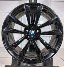 Laden Sie das Bild in den Galerie-Viewer, 1x Alufelge 20 Zoll 9.5" 5x112 43ET Glanz Schwarz 7916266 BMW Rim Wheel FEL9376770332el