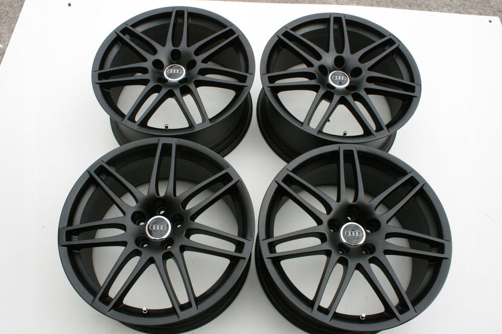 4x Alufelge 19 Zoll 8.5" 5x112 43ET Matt Schwarz 8K0601025AA Audi A6 Allroad