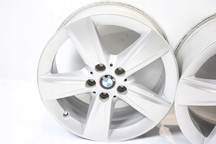 4x Alufelge 17 Zoll 7.5" 5x112 54ET Silber BMW6855087 BMW F45 F46 Rim Wheel FEL5118497035kr