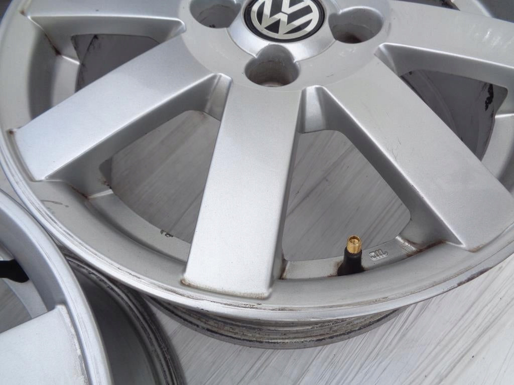4x Alufelge 15 Zoll 6.0" 4x100 45ET 6N0601025H VW Golf Iii Rim Wheel FEL2570239981xz