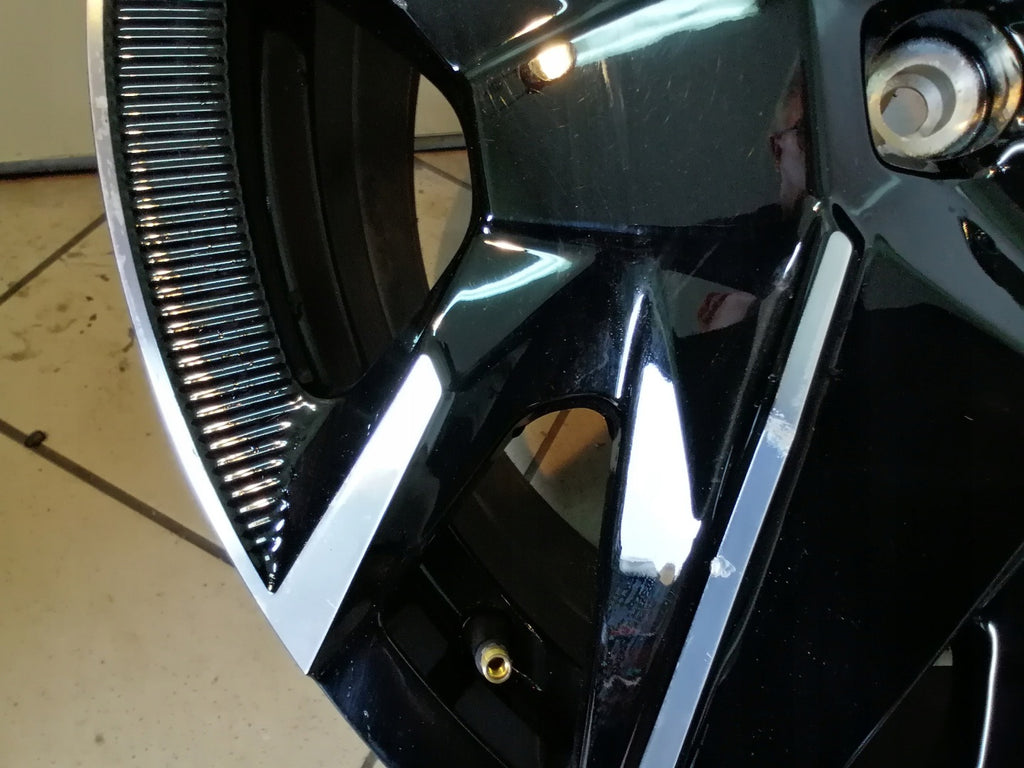 1x Alufelge 19 Zoll 7.5" 5x108 50ET Glanz Schwarz 9842668980 Peugeot 3008 FEL9724951263om