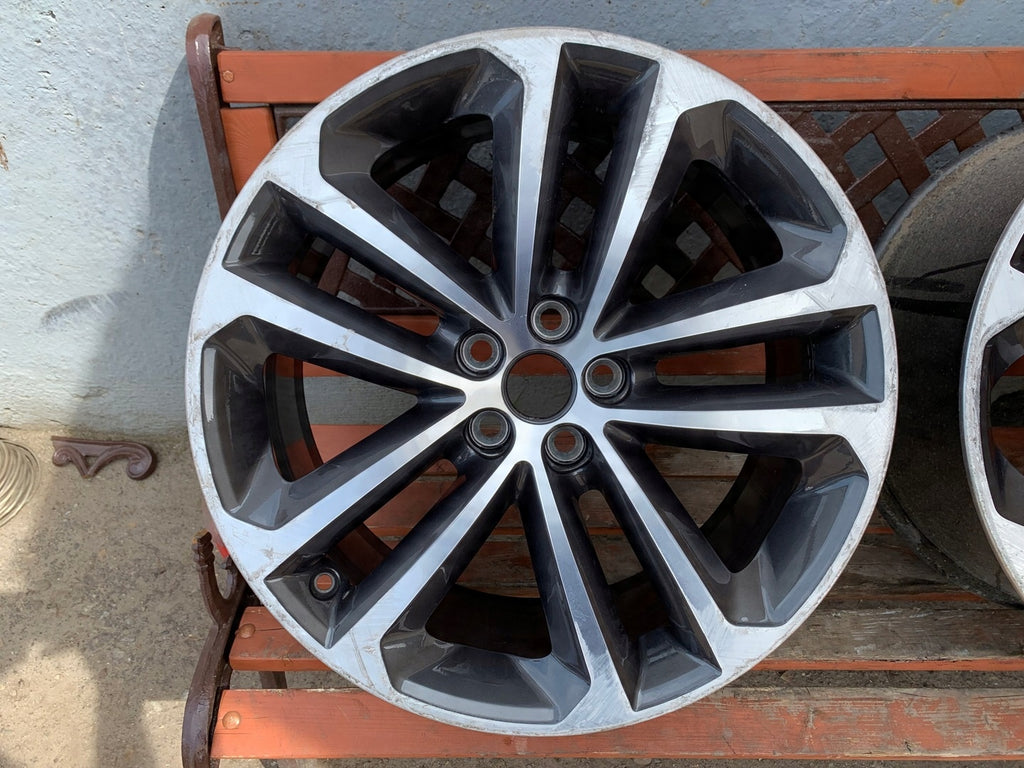 1x Alufelge 19 Zoll 8.5" 5x108 45ET Glanz Graphit HK8M-1007-EA Jaguar F-Pace Mg