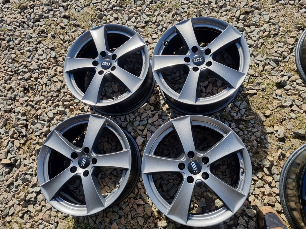 4x Alufelge 17 Zoll 7.5" 5x112 28ET Graphit Audi Super Rim Wheel FEL4751236703jr