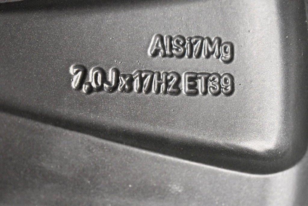 4x Alufelge 17 Zoll 7.0" 5x112 39ET Glanz Silber 7N0601025D Seat Alhambra Sharan