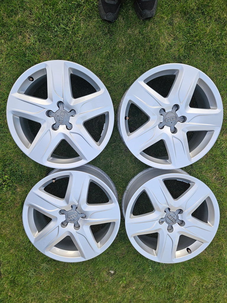 4x Alufelge 18 Zoll 7.0" 5x112 38ET Glanz Silber 4G9601025 Audi A6 Rim Wheel