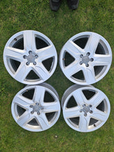 Laden Sie das Bild in den Galerie-Viewer, 4x Alufelge 18 Zoll 7.0&quot; 5x112 38ET Glanz Silber 4G9601025 Audi A6 Rim Wheel