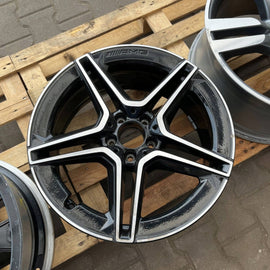 1x Alufelge 19 Zoll 5x112 Glanz A2534015300 Mercedes-Benz Glc C253 X253 FEL6658631484dt