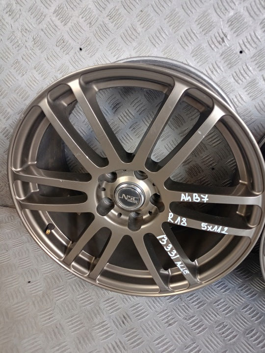 3x Alufelge 18 Zoll 8.0" 5x112 Audi Rim Wheel FEL5905161066bd