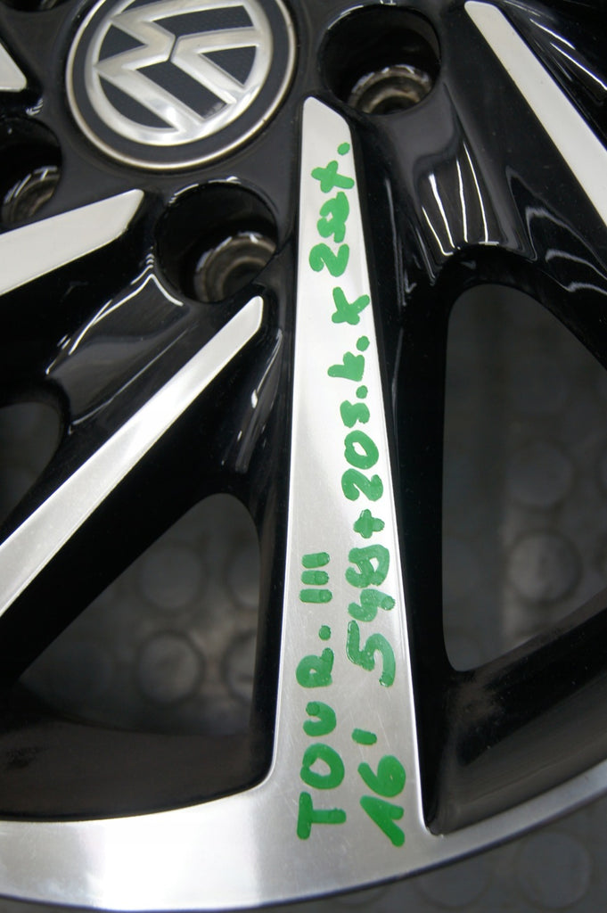 1x Alufelge 16 Zoll 6.5" 5x112 48ET 5TA601025K VW Touran Rim Wheel FEL3540841959jm