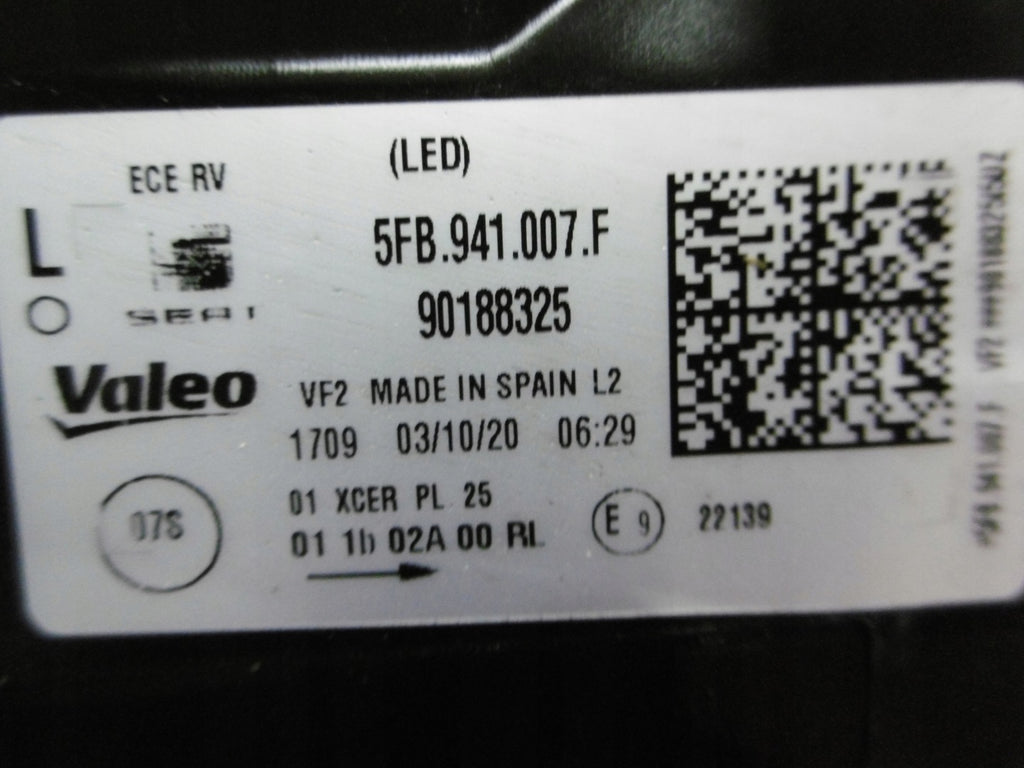 Frontscheinwerfer Seat Leon 5FB941007 LED Links Scheinwerfer Headlight