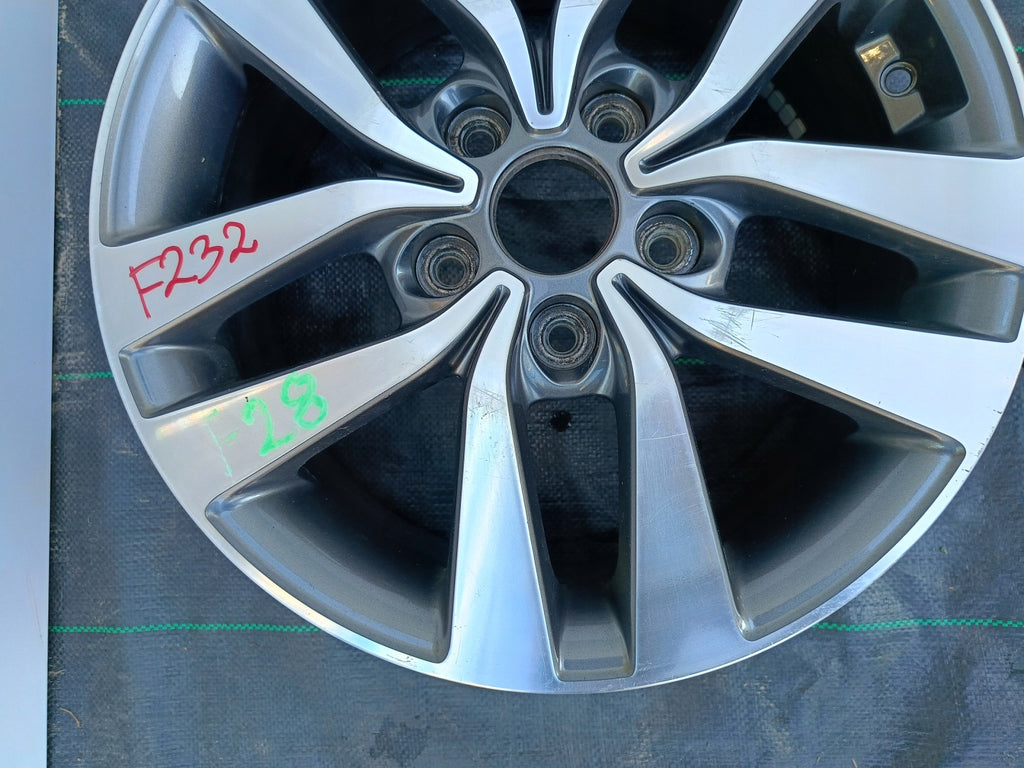 1x Alufelge 16 Zoll 6.5" 5x114.3 50ET Glanz Graphit 52910-G4200 Hyundai I I40 Mg FEL2245747357ea