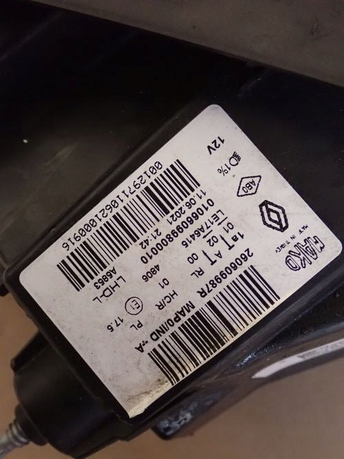 Frontscheinwerfer Renault Clio V 260609987 Links Scheinwerfer Headlight SCH5499552787uc