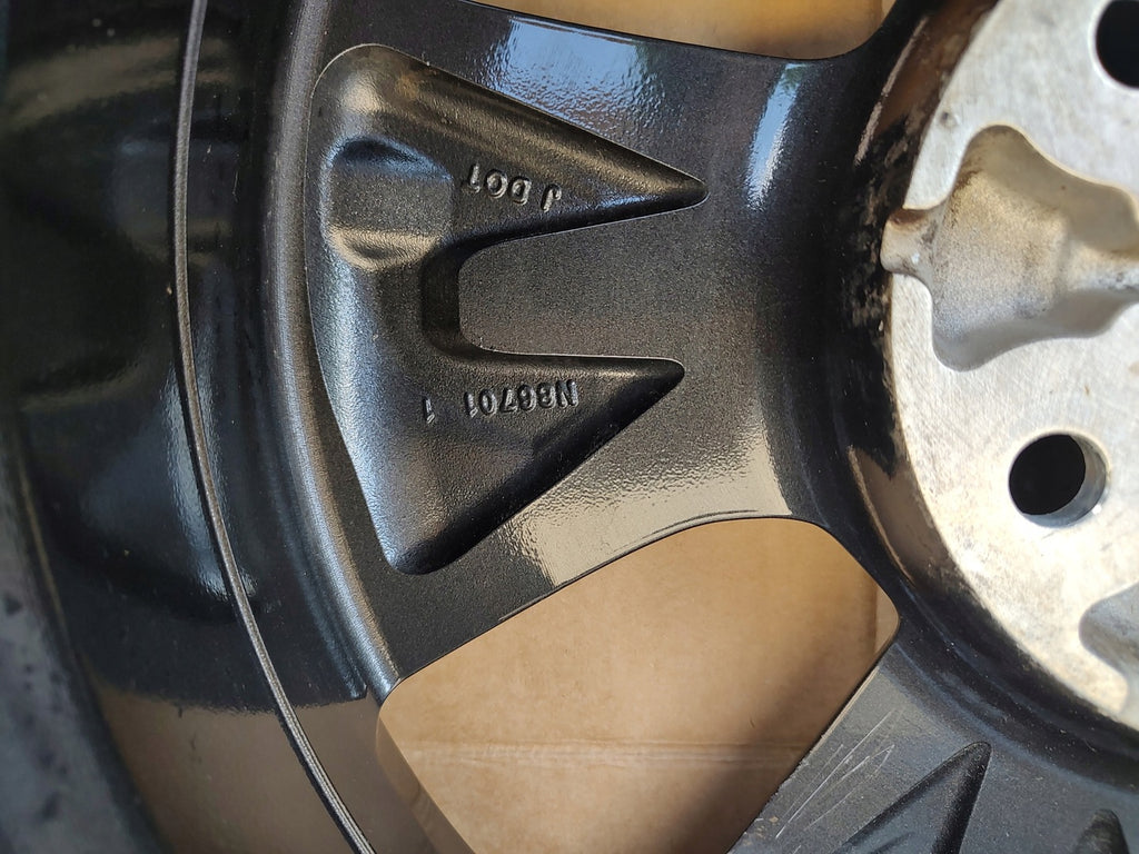 1x Alufelge 17 Zoll 6.5" 5x114.3 45ET N86701 Nissan Rim Wheel