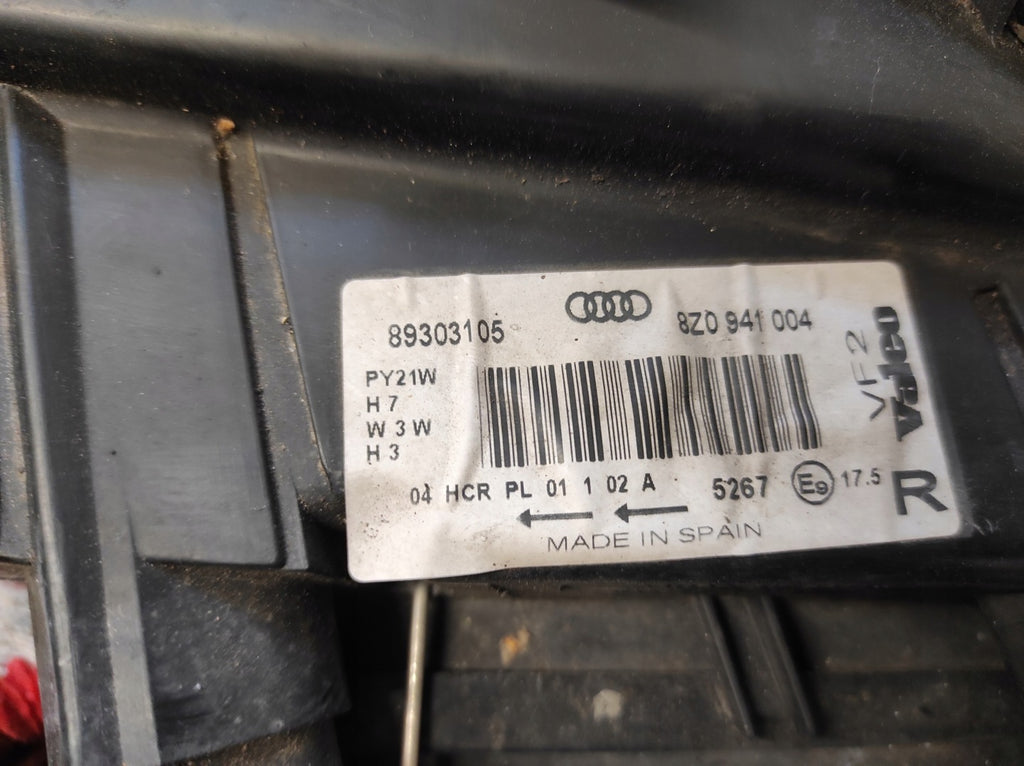 Frontscheinwerfer Audi A2 8Z0941004 Rechts Scheinwerfer Headlight SCH8811380783fi